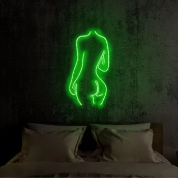 Image of Sexy Woman - Green Green Wall Lamp