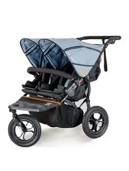 Image of Out n About Nipper Double V5 Pushchair -Rock Salt Grey