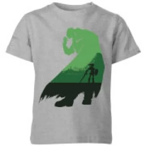 Image of Nintendo The Legend Of Zelda Ganondorf Silhouette Kid's T-Shirt - Grey - 3-4 Years