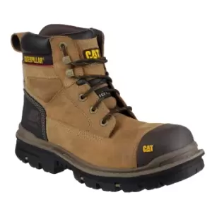Image of Caterpillar Gravel 6" Mens Dark Beige Safety Boots (11 UK) (Beige)