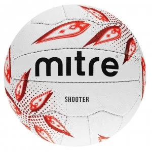 Image of Mitre Shooter Netball - White