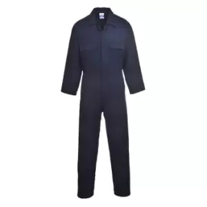 Image of Portwest S998 Euro Cotton Boilersuit Navy Blue XL 33"