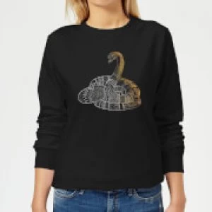 Image of Fantastic Beasts Tribal Nagini Womens Sweatshirt - Black - S