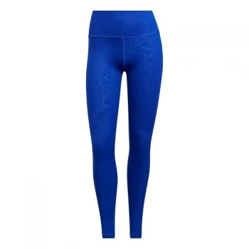 Image of adidas Believe This Primegreen Camo Long Leggings Womens - Bold Blue