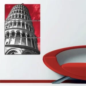 Image of B19 Multicolor Decorative MDF Painting (3 Pieces)