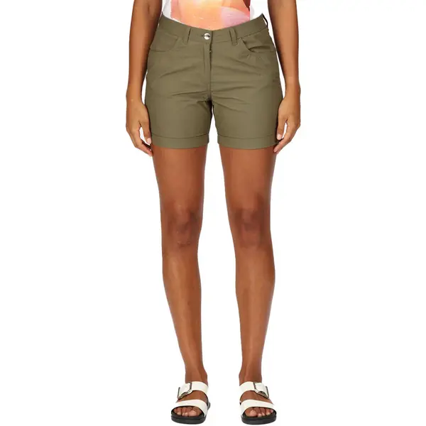 Image of Regatta Womens Pemma Organic Coolweave Cotton Summer Shorts UK 20- Waist 38', (96cm)