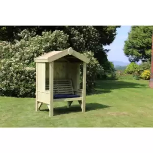 Image of Churnet Valley - Cottage Arbour - Seats 2, wooden garden bench