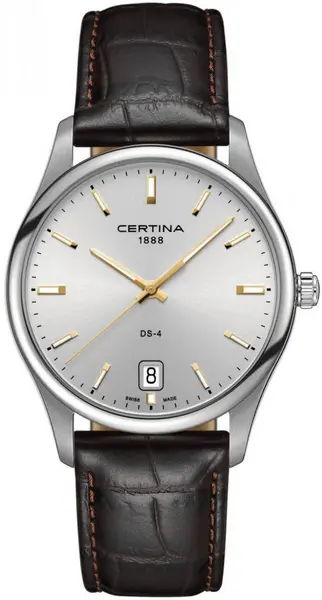 Image of Certina Watch DS-4 Big Size Quartz - Silver CRT-298