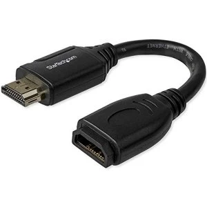 Image of StarTech 6 in. High Speed HDMI Port Saver Cable - 4K 60Hz