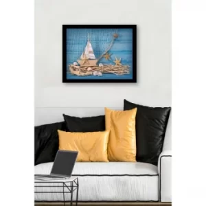 Image of SC0529 Multicolor Decorative Framed MDF Painting