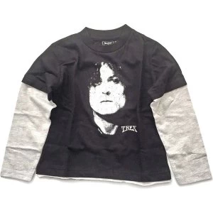 Image of T-Rex - Marc Bolan Kids 3 - 4 Years T-Shirt - Black
