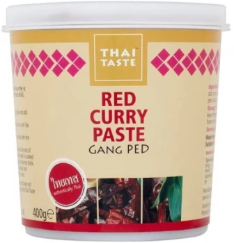 Image of Thai Taste Red Curry Paste - 400g