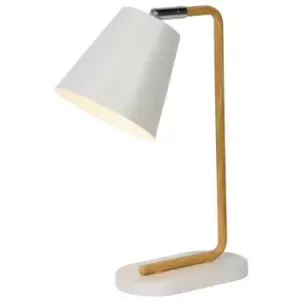Image of Lucide CONA - Table Lamp - 1xE14 - White