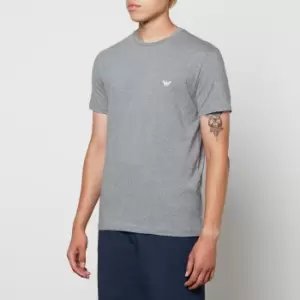 Image of Emporio Armani Endurance Stretch Cotton-Jersey Short Pyjamas - L