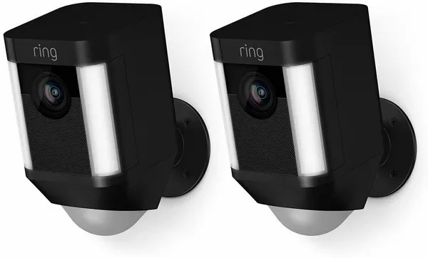 Image of Ring Spotlight Camera Battery 2 Pack Black