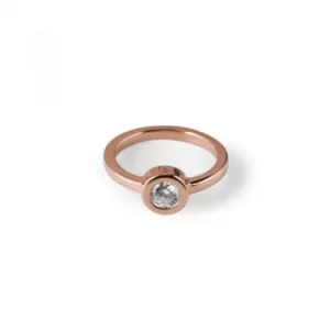 Image of Ladies Radley Rose Gold Plated Sterling Silver Fountain Road Ring Size M