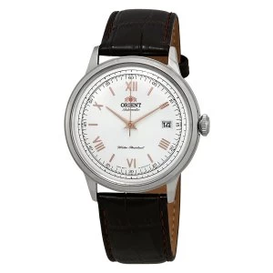 Image of Orient 2nd Generation Bambino Version 2 Automatic Leather Strap Watch FAC00008W0 - Brown