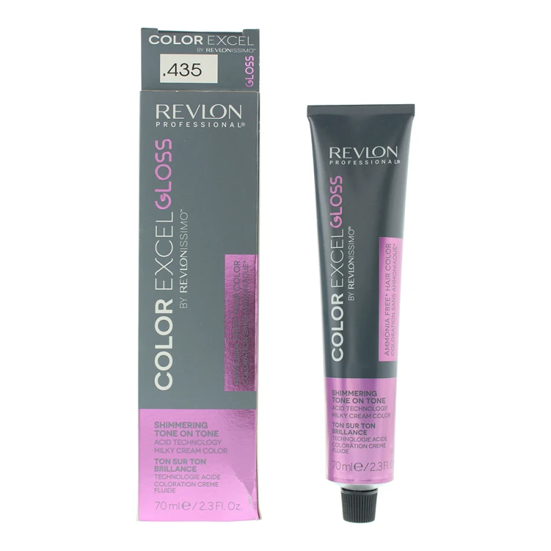 Image of Revlon Revlonissimo Colorsmetique Color Excel Gloss .435 Peach Hair Colour 70ml