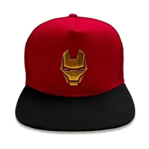 Image of Marvel Comics Iron Man - Face (Snapback Cap) One Size