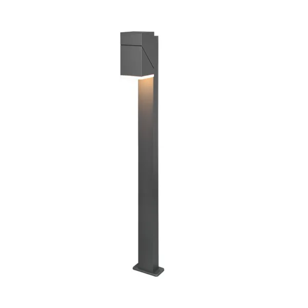 Image of Avon Modern 100cm Outdoor Bollard Anthracite 3000K IP54