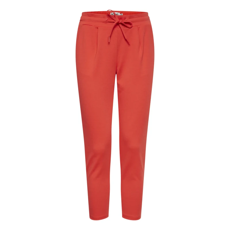 Image of Ichi Womens crop Trousers Ichi Kate Rouge Female L