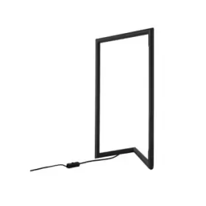 Image of Merano Asbestos Integrated LED Table Lamp Black Aluminium LED 7W 450Lm 3000K