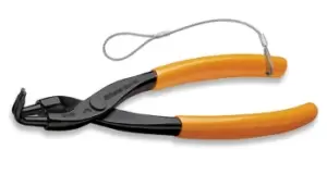 Image of Beta Tools 1034HS H-Safe Tethered Internal Circlip Pliers Bent Ptn 90˚ Ø19-60mm