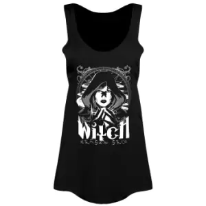Image of Grindstore Womens/Ladies Spiritual Witch Tank Top (S) (Black)