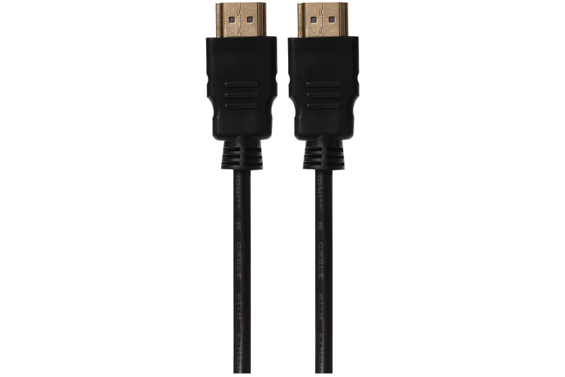 Image of Maplin HDMI to HDMI 4K Ultra HD Cable - Black. 1.5m