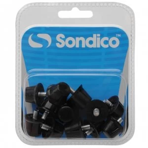 Image of Sondico Safety Football Studs - Black/White