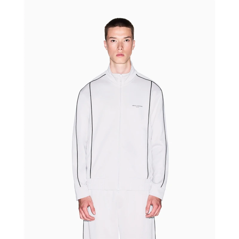 Image of Armani Exchange Mens Full Zip Fleece Chime U1013 male L