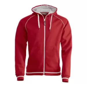 Image of Clique Mens Gerry Hooded Jacket (M) (Red)