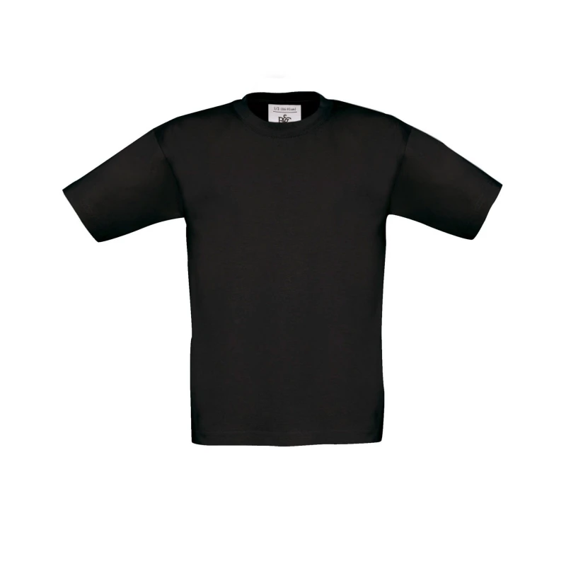 Image of B&C Exact 150 T-Shirt in Black Size: 3-4 Years Black Unisex 3-4 Years