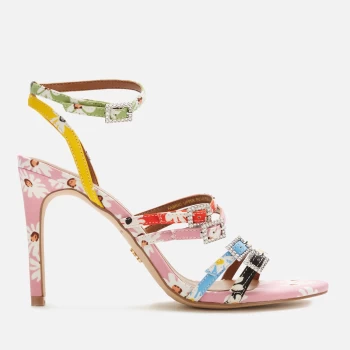Image of Kurt Geiger London Womens Pierra Heeled Sandals - Multi/Other Fabric - UK 6