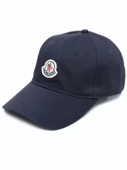Image of MONCLER Logo Baseball Cap Navy