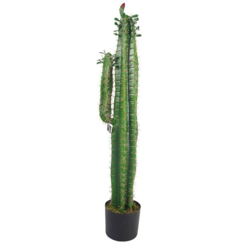 Image of Leaf Design 100cm Premium Artificial Cactus with Pot