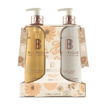 Image of Boutique Amber, Musk & Vanilla Hand Care Duo