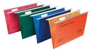 Image of Twinlock Crystalfile Susp File A4 Red With Tabs/Ins BX50