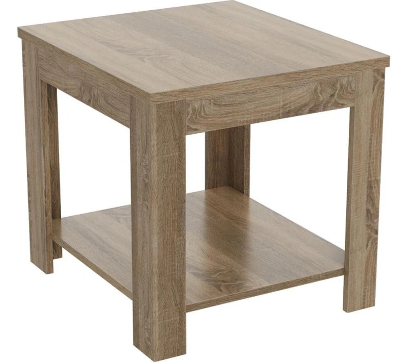 Image of AVF Calibre 500 mm Side TV Stand - Rustic Sawn Oak 5014117978072