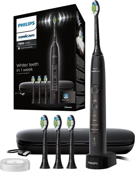 Image of Philips Sonicare DiamondClean 9000 HX9911/39 Black Electric Toothbrush