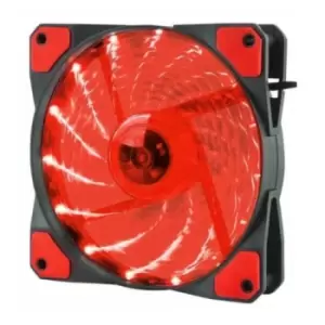 Image of Jedel 12cm Red LED Case Fan Fluid Dynamic 1200 RPM