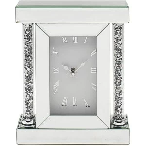 Image of Crystal Clear Diamante Clock By Lesser & Pavey