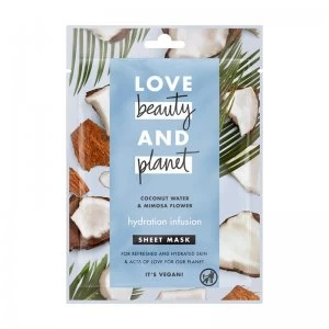 Image of Love Beauty And Planet Hydration Infusion Sheet Mask