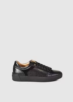 Image of Android Homme Mens Venice Stretch Woven Trainers In Black