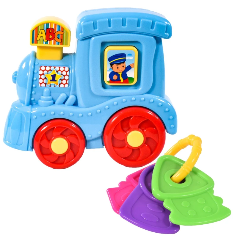 Image of Infunbebe Train and Teething Keys Multi unisex