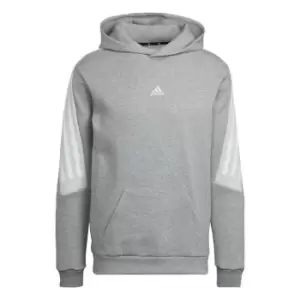 Image of adidas Future Icons 3-Stripes Hoodie Mens - Grey