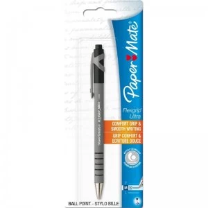Image of Papermate Flexgrip Rt Bp Blister Blk - 12 Pack