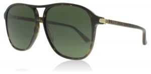 Image of Gucci 0016S Sunglasses Havana 007 Polariserade 58mm