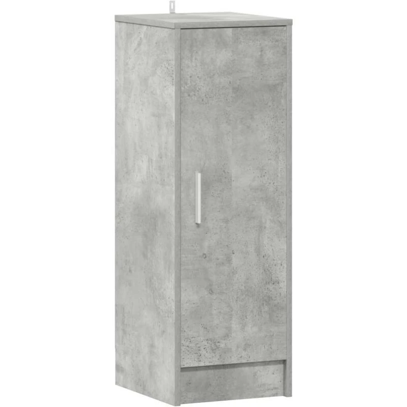 Image of VIDAXL Vidaxl - Shoe Cabinet Concrete Grey 32x35x92cm Engineered Wood 8720286646564