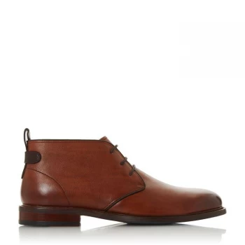 Image of Dune Tan 'Marching' Lace Up Chukka Boots - 6